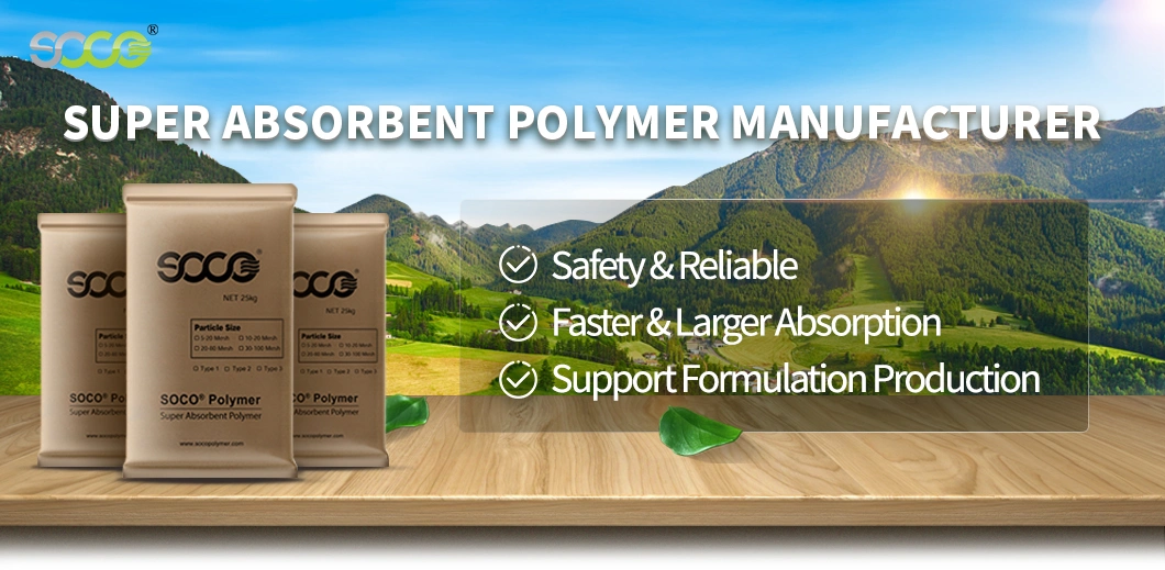 Super Absorbent Polymer Potassium Polyacrylate Hydrogel,Sap Polymer Manufacturer for Agriculture/Horticulture/Bare Root Dipping/Lawn and SOD/Arboriculture/Plant